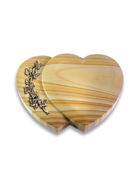 Grabstein Amoureux/Woodland Efeu (Bronze) 50x40