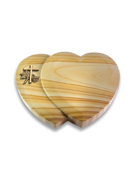 Grabstein Amoureux/Woodland Kreuz 1 (Bronze) 50x40