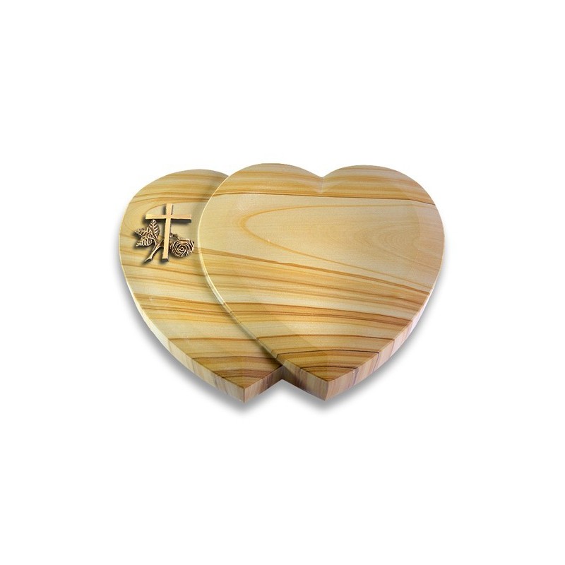 Grabstein Amoureux/Woodland Kreuz 1 (Bronze) 50x40