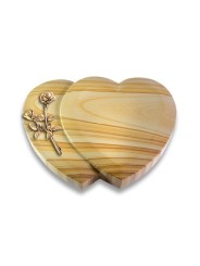 Grabstein Amoureux/Woodland Rose 10 (Bronze) 50x40