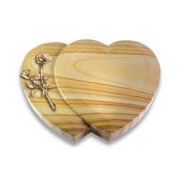 Grabstein Amoureux/Woodland Rose 10 (Bronze) 50x40