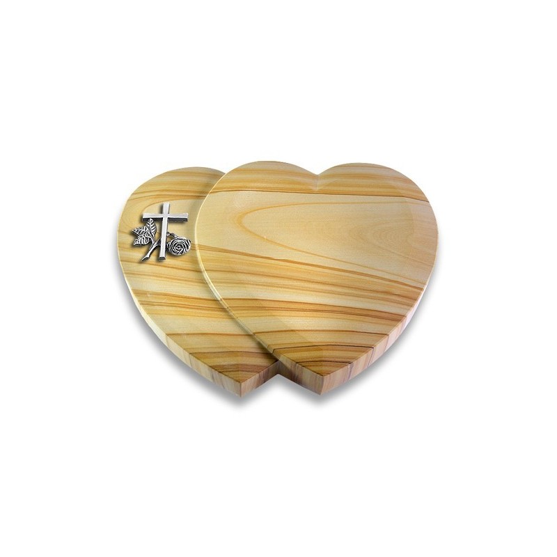 Grabstein Amoureux/Woodland Kreuz 1 (Alu) 50x40