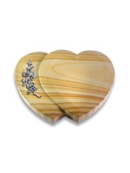 Grabstein Amoureux/Woodland Rose 5 (Alu) 50x40