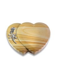 Grabstein Amoureux/Woodland Rose 6 (Alu) 50x40