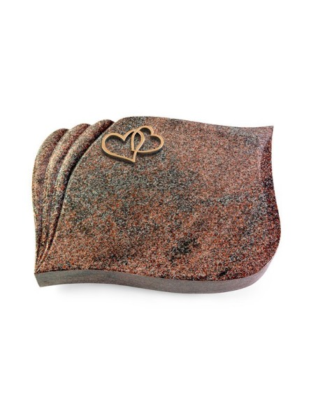 Grabstein Eterna/Paradiso Herzen (Bronze) 50x40
