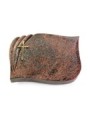 Grabstein Eterna/Paradiso Kreuz/Ähren (Bronze) 50x40