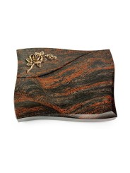 Grabstein Firenze/Aruba Rose 1 (Bronze) 50x40
