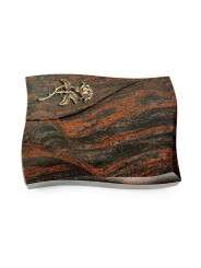 Grabstein Firenze/Aruba Rose 2 (Bronze) 50x40
