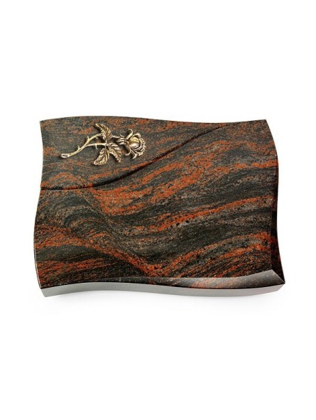 Grabstein Firenze/Aruba Rose 2 (Bronze) 50x40