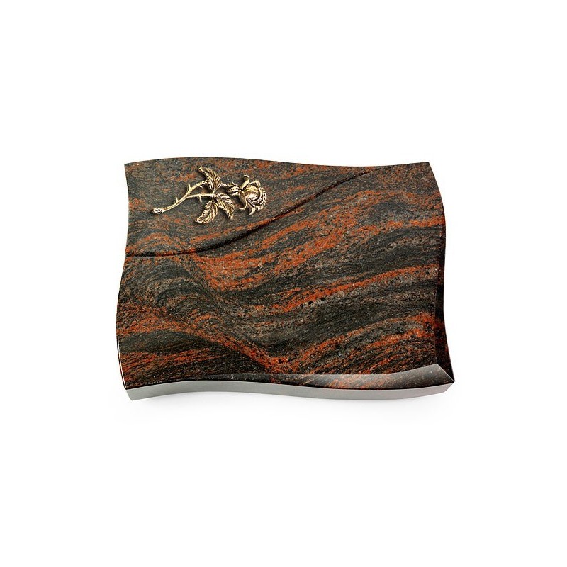 Grabstein Firenze/Aruba Rose 2 (Bronze) 50x40