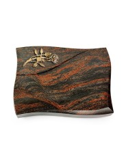 Grabstein Firenze/Aruba Rose 6 (Bronze) 50x40