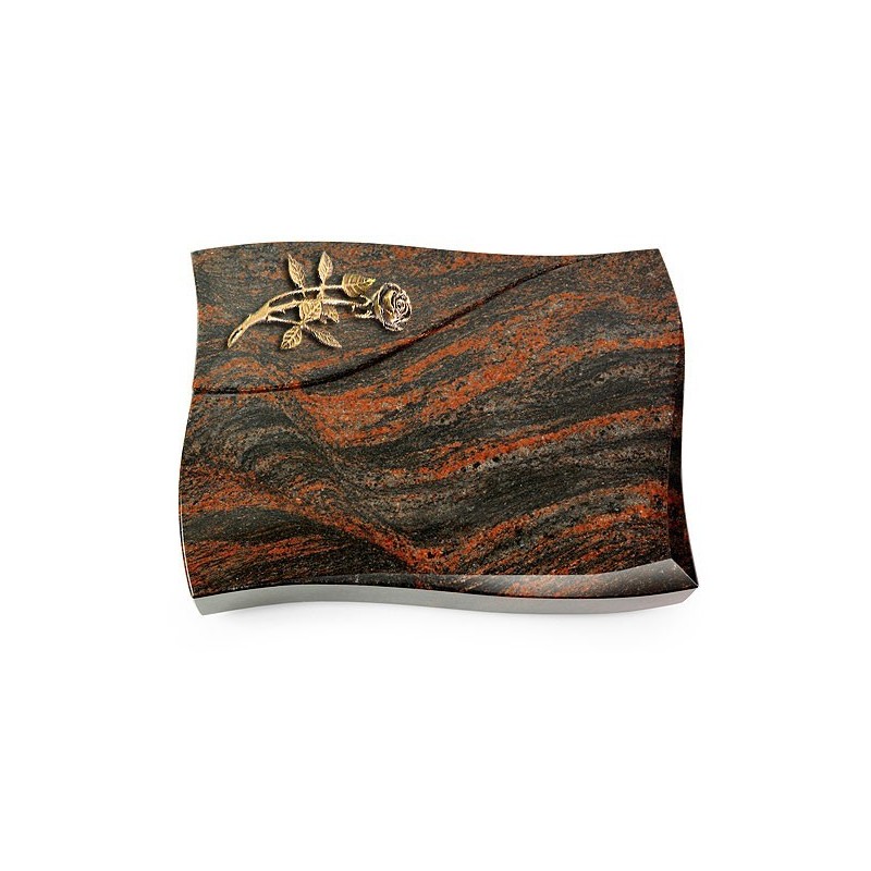 Grabstein Firenze/Aruba Rose 6 (Bronze) 50x40
