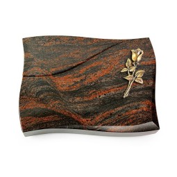 Grabstein Firenze/Aruba Rose 8 (Bronze) 50x40