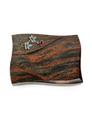 Grabstein Firenze/Aruba Rose 4 (Color) 50x40