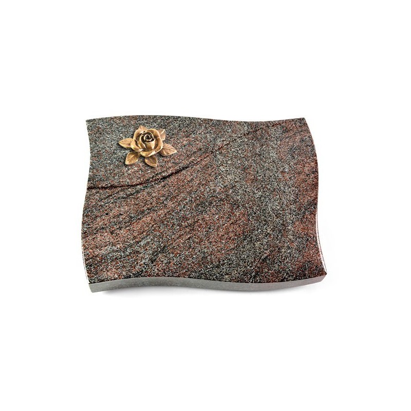 Grabstein Firenze/Paradiso Rose 4 (Bronze) 50x40