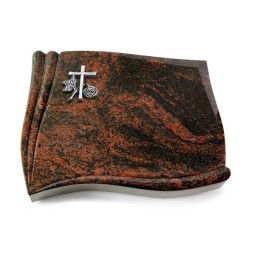 Grabstein Memory/Aruba Kreuz 1 (Alu) 50x40