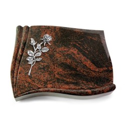 Grabstein Memory/Aruba Rose 13 (Alu) 50x40