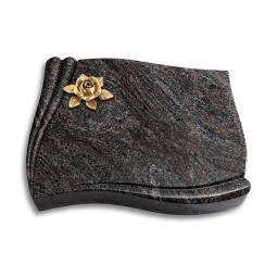 Grabstein Memory/Paradiso Rose 4 (Bronze) 50x40