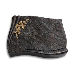 Grabstein Memory/Paradiso Rose 5 (Bronze) 50x40