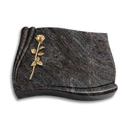 Grabstein Memory/Paradiso Rose 12 (Bronze) 50x40