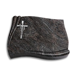 Grabstein Memory/Paradiso Kreuz/Ähren (Alu) 50x40