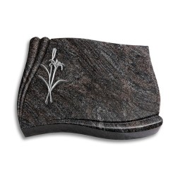 Grabstein Memory/Paradiso Lilienzweig (Alu) 50x40