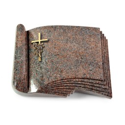 Grabbuch Prestige/Paradiso Kreuz/Rose (Bronze) 50x40