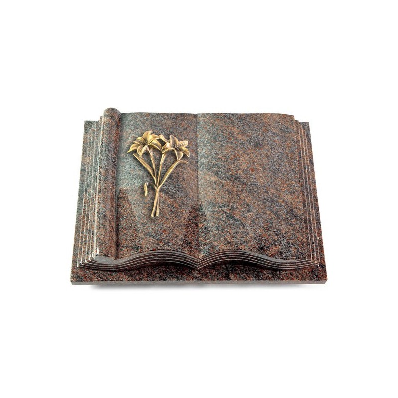 Grabbuch Antique/Paradiso Lilie (Bronze) 50x40