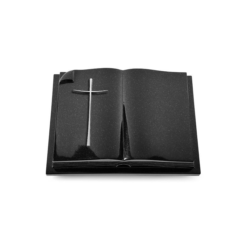 Grabbuch Livre Auris/Indisch Black Kreuz 2 (Alu) 50x40