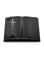Grabbuch Livre Auris/Indisch Black Kreuz/Ähren (Alu) 50x40