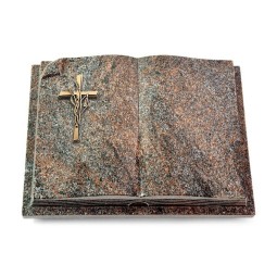 Grabbuch Livre Auris/Paradiso Kreuz/Ähren (Bronze) 50x40