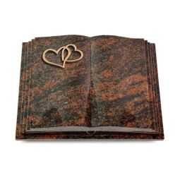 Grabbuch Livre Pagina/Aruba Herzen (Bronze) 50x40