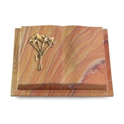 Grabbuch Livre Podest/Rainbow Lilie (Bronze)