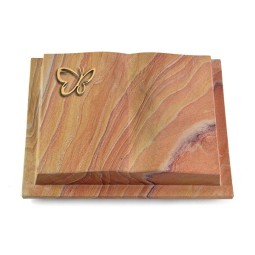 Grabbuch Livre Podest/Rainbow Papillon (Bronze)