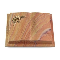 Grabbuch Livre Podest/Rainbow Rose 1 (Bronze)