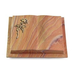 Grabbuch Livre Podest/Rainbow Rose 2 (Bronze)