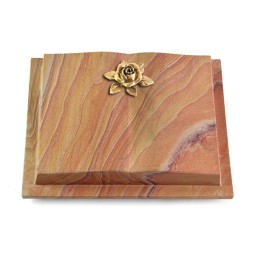 Grabbuch Livre Podest/Rainbow Rose 4 (Bronze)