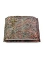 Grabbuch Livre Pagina/Paradiso Kreuz/Rosen (Bronze) 50x40