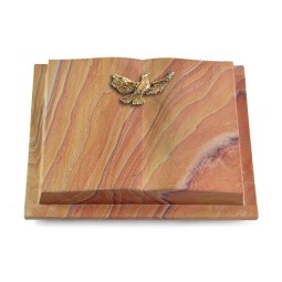 Grabbuch Livre Podest/Rainbow Taube (Bronze)