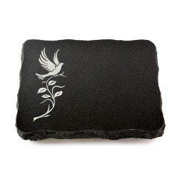 Grabplatte Indisch Black Pure Taube 3