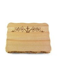 Grabplatte Woodland/Pure Kreuz 5