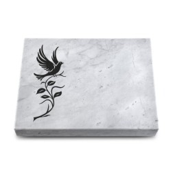 Grabtafel Omega Marmor Pure Taube 3