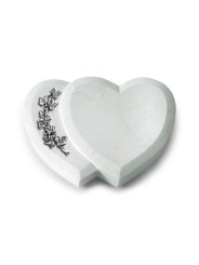 Grabstein Amoureux/Omega Marmor Efeu (Alu)