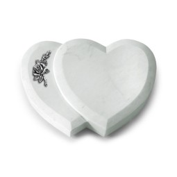 Grabstein Amoureux/Omega Marmor Rose 1 (Alu)