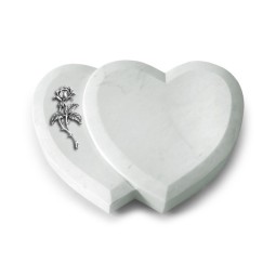 Grabstein Amoureux/Omega Marmor Rose 2 (Alu)