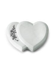 Grabstein Amoureux/Omega Marmor Rose 5 (Alu)