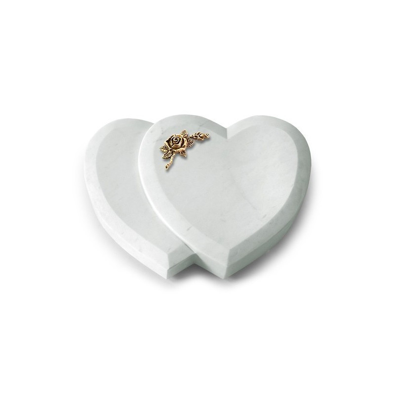 Grabstein Amoureux/Omega Marmor Rose 1 (Bronze)