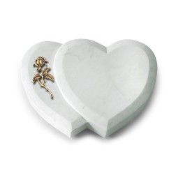 Grabstein Amoureux/Omega Marmor Rose 2 (Bronze)