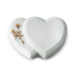 Grabstein Amoureux/Omega Marmor Rose 10 (Bronze)