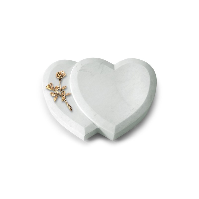 Grabstein Amoureux/Omega Marmor Rose 10 (Bronze)